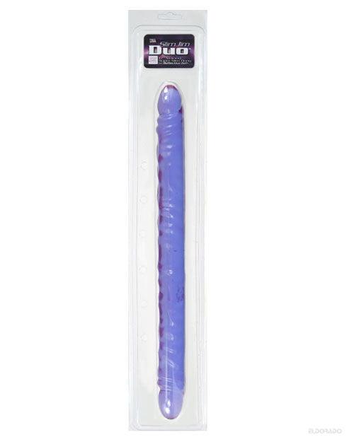 17" Slim Jim Duo Veined Super Slim Dong - Realvibes