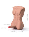 Atlas Torso Male Sex Doll with Flexible Dildo