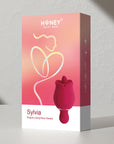 Sylvia Tongue Licking Rose Vibrator Box