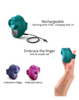 Love to Love Kisscool Tapping Finger Vibe - Teal Me
