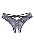 Adore Crush Lace Open Panty Black (One-Size) - Realvibes