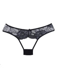 Adore Kiss Mesh & Lace Open Panty Black (One-Size) - Realvibes