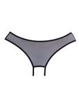 Adore Wild Nite Mesh Open Back Panty Black (One-Size) - Realvibes