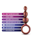 Blush Anal Adventures Matrix Beaded Loop Plug Description