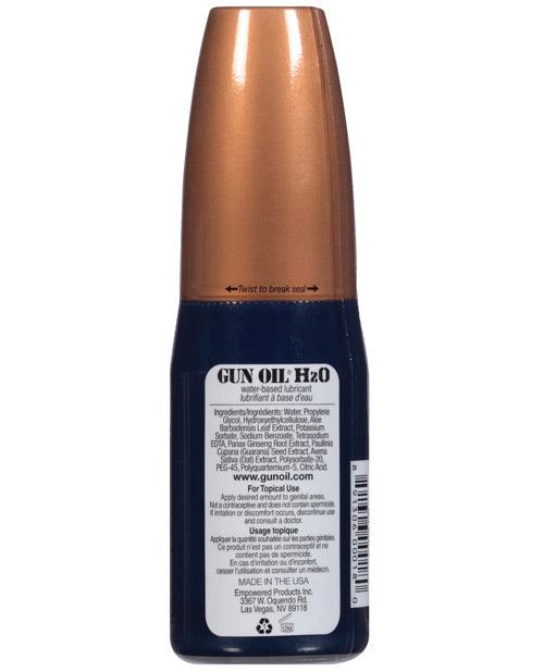 Compact 4 oz bottle of water-based lubricant.