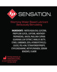 Water-Based Warming Lubricant