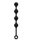 Experience intense pleasure with the Black Quattro anal balls.