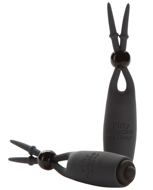 Fifty Shades of Grey Sweet Tease Vibrating Nipple Stimulators - Powerful and silky smooth nipple stimulators for intense pleasure and heightened sensitivity.