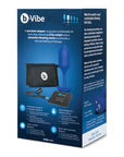 B-vibe Vibrating Weighted Snug Plug Xl - 247 G Navy / Black