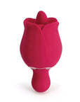 Sylvia Tongue Licking Rose Vibrator Red