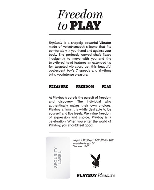 Playboy Pleasure Euphoria Mini G-spot Vibrator