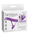 Fantasy For Her Ultimate G-spot Butterfly Strap On - Purple