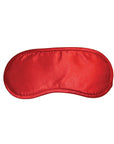 Sex & Mischief Satin Blindfold - Red