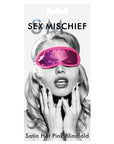 Sex & Mischief Satin Blindfold - Hot Pink