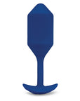 B-vibe Vibrating Weighted Snug Plug Xl - 247 G Navy / Black