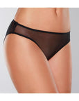 Adore Sheer Teaz Open Panty Black