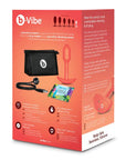 B-vibe Vibrating Snug Plug - Small Orange - Realvibes