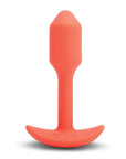 B-vibe Vibrating Snug Plug - Small Orange - Realvibes