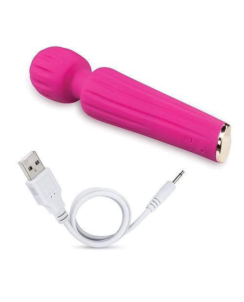 Indulge in intense pleasure with the Blush Lush Allana Wand Vibrator.