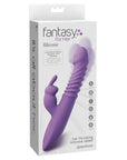 FANTASY FOR HER ULTIMATE THRUSTING SILICONE RABBIT VIBRATOR - PURPLE