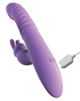 FANTASY FOR HER ULTIMATE THRUSTING SILICONE RABBIT VIBRATOR - PURPLE