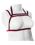 Gender Fluid Sugar Coated Harness - Xl-xxxl Raspberry Glitter - Realvibes