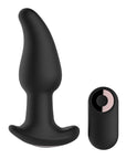 Gender Fluid Twirler Anal Vibe W-remote - Black - Realvibes
