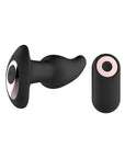Gender Fluid Twirler Anal Vibe W-remote - Black - Realvibes
