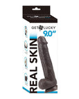 Get Lucky 9.0" Real Skin Series Dark Brown Box