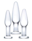 Glas 3 Pc Glass Anal Training Kit - Realvibes