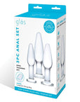 Glas 3 Pc Glass Anal Training Kit - Realvibes