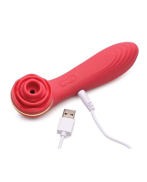 Inmi Bloomgasm Passion Petals 10x Silicone Suction Rose Vibrator - Realvibes