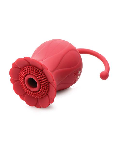 Inmi Bloomgasm Royalty Rose Textured Suction Clit Stimulator