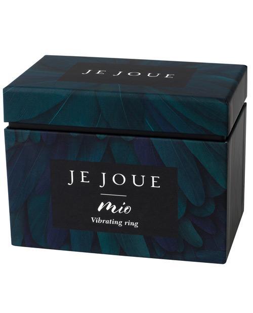 Je Joue Mio Black Cock Ring With Five Vibration Speeds Box
