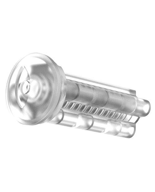 Transparent Delight: Clear Power Sleeve for Mind-Blowing Pleasure
