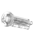 Transparent Delight: Clear Power Sleeve for Mind-Blowing Pleasure