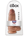 King Cock 9" Chubby - Tan / Flesh / Brown - Realvibes
