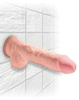 King Cock Plus 10" Triple Density Fat Cock W-balls - Realvibes