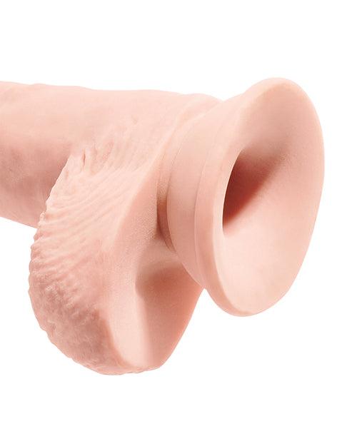 King Cock Plus 10" Triple Density Fat Cock W-balls - Realvibes