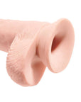 King Cock Plus 10" Triple Density Fat Cock W-balls - Realvibes