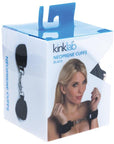 Kinklab Neoprene Cuffs - Black - Comfortable and secure neoprene cuffs for thrilling bondage play.