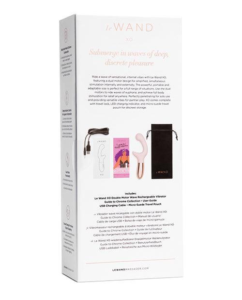 Whether you prefer solo adventures or shared pleasure, the Le Wand Xo Double Motor Wave Vibrator is your perfect companion.