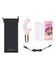 Immerse yourself in a world of innovative pleasure with the Le Wand Xo Double Motor Wave Vibrator.