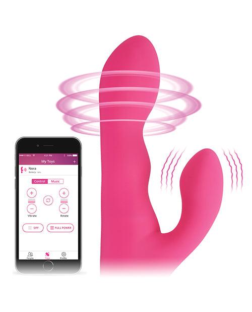 Lovense Nora Rotating Head Rabbit - Pink - Realvibes