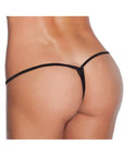 Low Rise Lycra G-string Black Xl - Realvibes