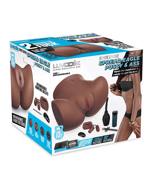 The Luvdolz Pussy & Ass W-douche is meticulously crafted to provide an incredibly lifelike experience.