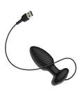 The Nexus Tornado Butt Plug features a unique design that combines rotation and vibration.