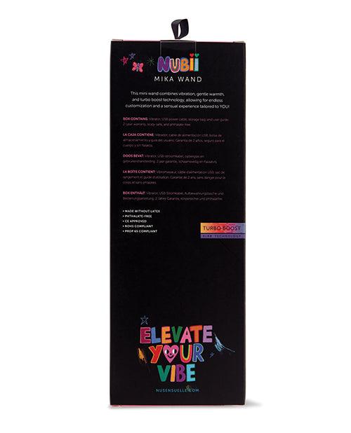 Nu Sensuelle Mika Heating Nubii Mini Wand - Blue - Realvibes