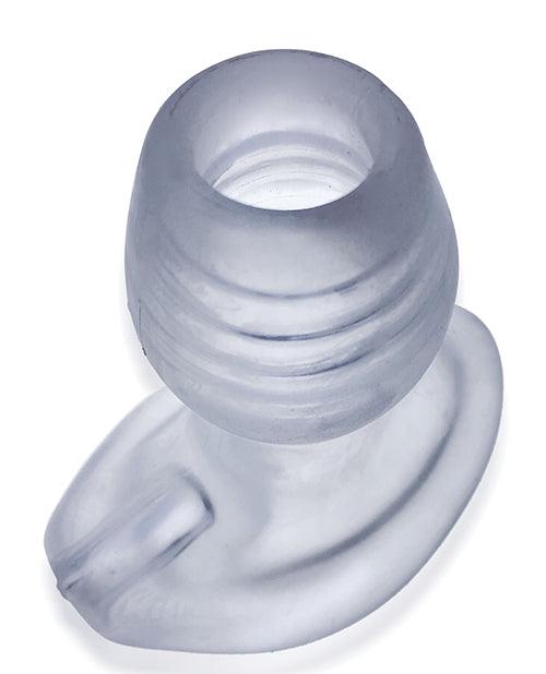 Oxballs Glowhole 2 Hollow Buttplug W-led Insert Large - Clear - Realvibes