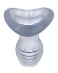 Oxballs Glowhole 2 Hollow Buttplug W-led Insert Large - Clear - Realvibes